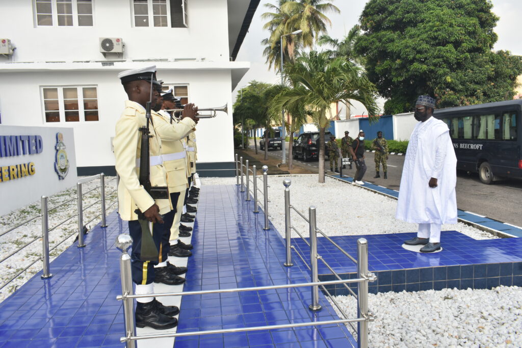 Members of House of Rep Committee on Nigerian Navy Visit To Naval Dockyard Limited