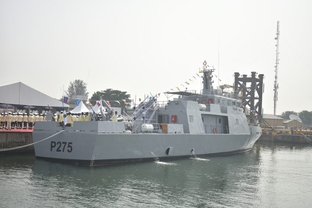 Commissioning of third locally built Nigerian Navy ship at Naval Dockyard Limited by the President and Commander in Chief of Federal Republic of Nigeria, Muhammadu Buhari (GCFR) Commissioning of third locally built Nigerian Navy ship at Naval Dockyard Limited by the President and Commander in Chief of Federal Republic of Nigeria, Muhammadu Buhari (GCFR)