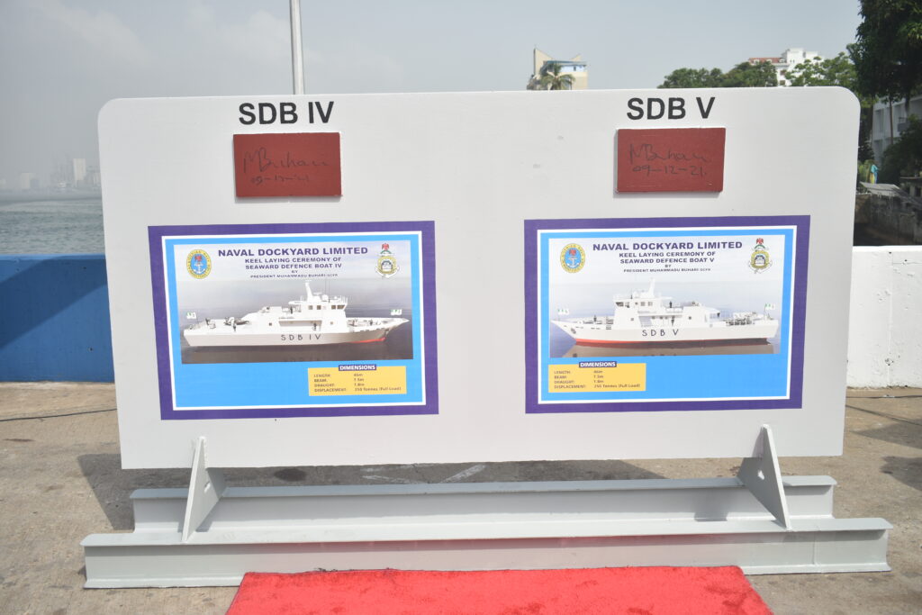 Commissioning of third locally built Nigerian Navy ship at Naval Dockyard Limited by the President and Commander in Chief of Federal Republic of Nigeria, Muhammadu Buhari (GCFR) Commissioning of third locally built Nigerian Navy ship at Naval Dockyard Limited by the President and Commander in Chief of Federal Republic of Nigeria, Muhammadu Buhari (GCFR)