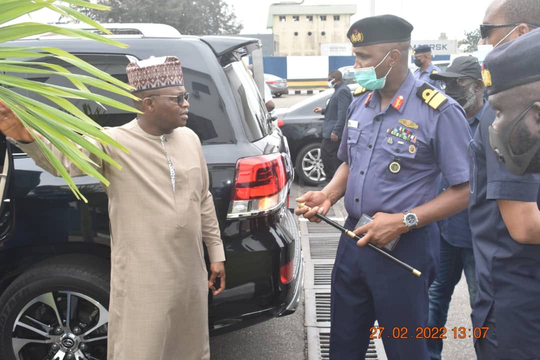 The Chief of the Naval Staff Vice Admiral AZ Gambo