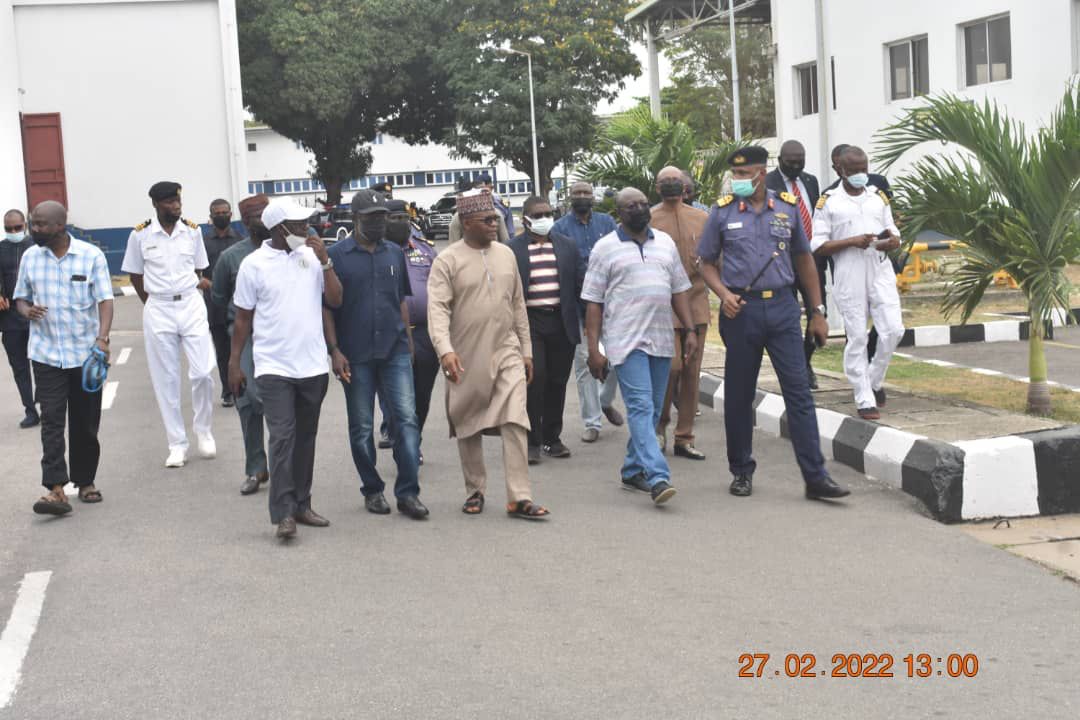 The Chief of the Naval Staff Vice Admiral AZ Gambo